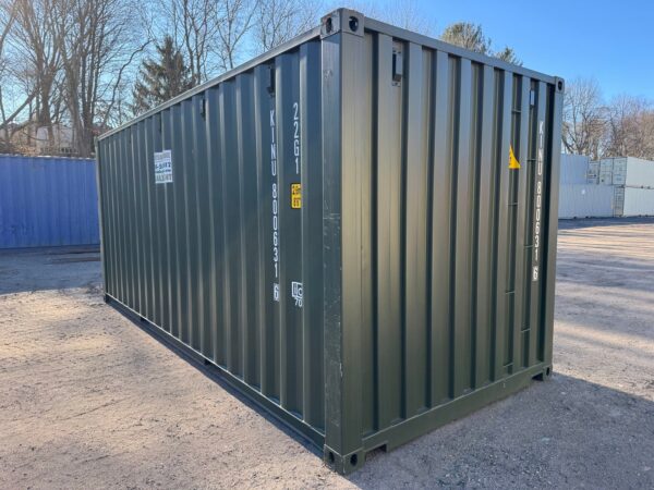 20ft Shipping Storage Container Wind And Watertight Green - Image 8