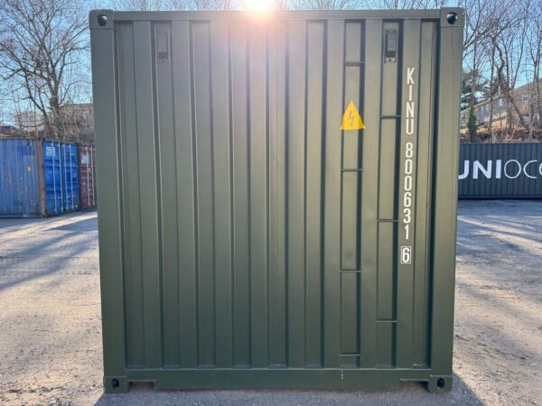20ft Shipping Storage Container Wind And Watertight Green - Image 9