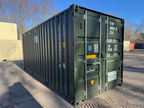 20ft Shipping Storage Container Wind And Watertight Green