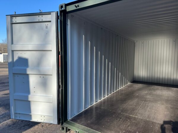 20ft Shipping Storage Container Wind And Watertight Green - Image 15