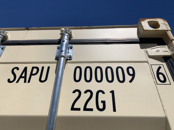 20ft Duo Con Double Door Shipping Container Wind and Watertight Beige - Image 2
