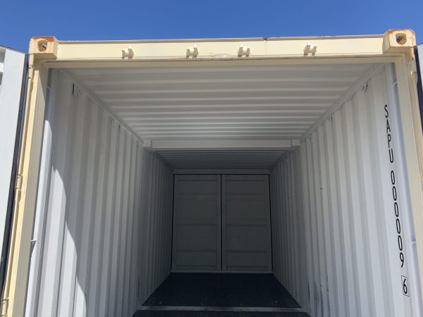 20ft Duo Con Double Door Shipping Container Wind and Watertight Beige - Image 20