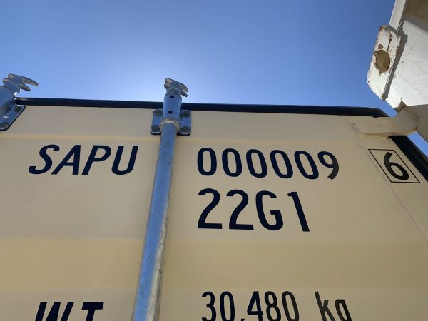20ft Duo Con Double Door Shipping Container Wind and Watertight Beige - Image 32