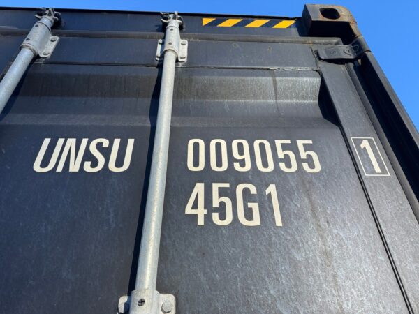 40ft High Cube Shipping Container Black - Image 2