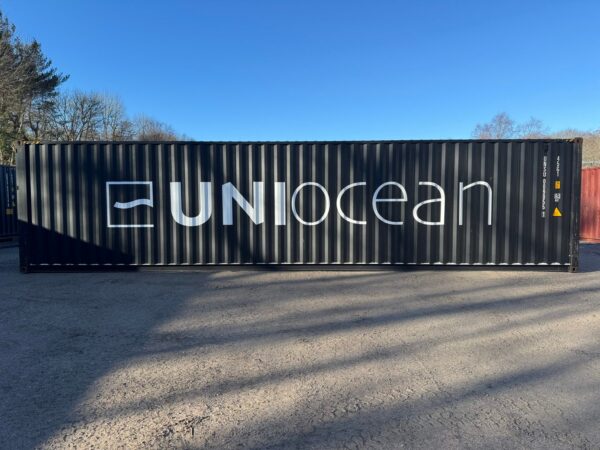 40ft High Cube Shipping Container Black - Image 7