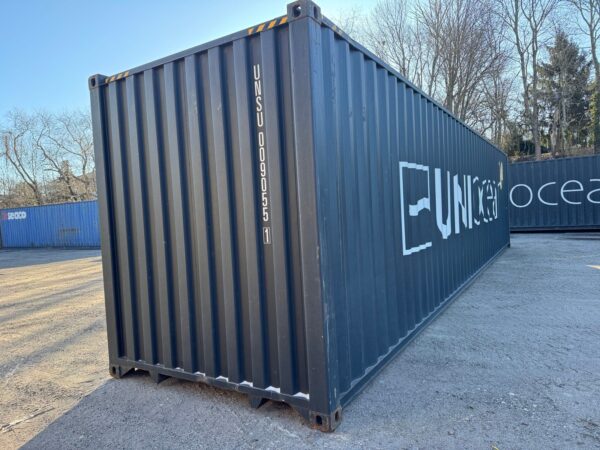 40ft High Cube Shipping Container Black - Image 10