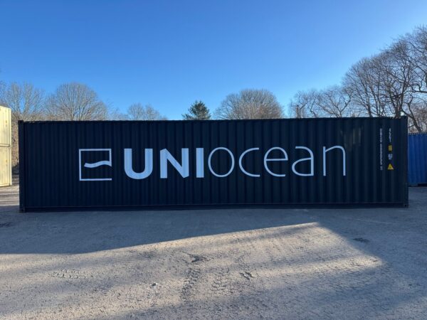 40ft High Cube Shipping Container Black