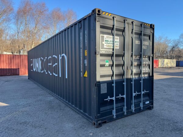 40ft High Cube Shipping Container Black - Image 12