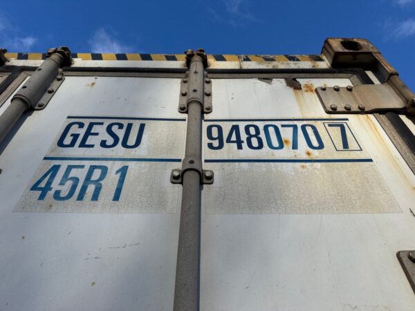 40ft As Is Reefer High Cube Shipping Container White - Image 2