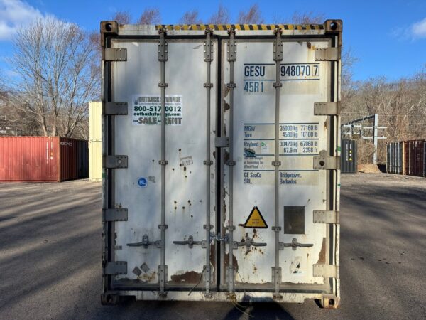 40ft As Is Reefer High Cube Shipping Container White - Image 3