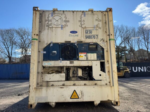 40ft As Is Reefer High Cube Shipping Container White - Image 9