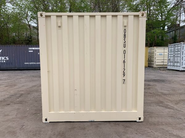 20ft Open Side Shipping Container Standard Height Wind and Watertight Beige - Image 12
