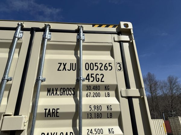 40ft High Cube Open Side Shipping Container Beige - Image 7