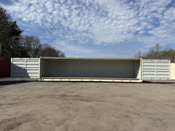 40ft High Cube Open Side Shipping Container Beige