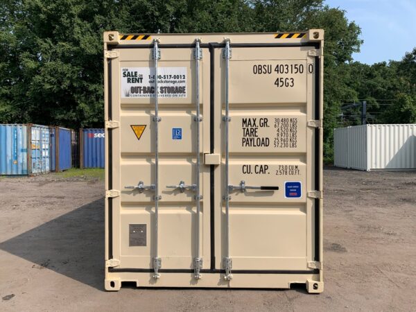 40ft New High Cube Four Side Door Openings Shipping Container Wind And Watertight Beige Or White - Image 3