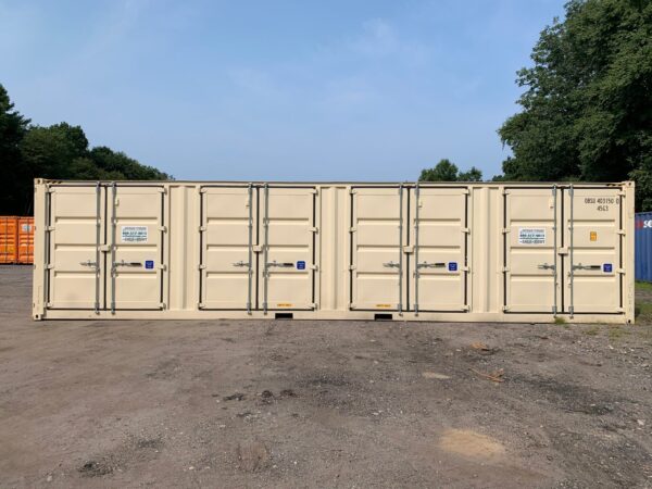 40ft New High Cube Four Side Door Openings Shipping Container Wind And Watertight Beige Or White - Image 12