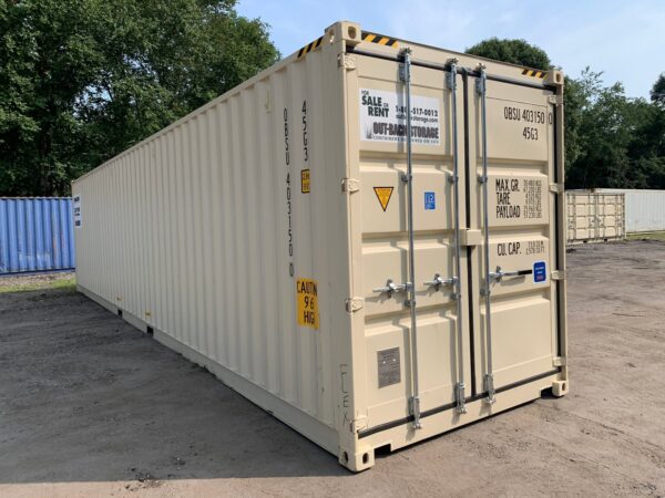 40ft New High Cube Four Side Door Openings Shipping Container Wind And Watertight Beige Or White - Image 17