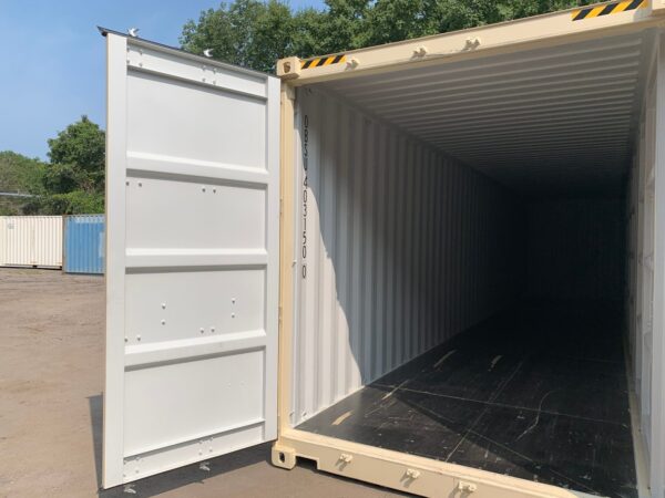 40ft New High Cube Four Side Door Openings Shipping Container Wind And Watertight Beige Or White - Image 20