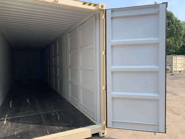40ft New High Cube Four Side Door Openings Shipping Container Wind And Watertight Beige Or White - Image 21