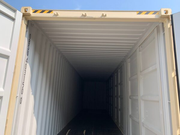 40ft New High Cube Four Side Door Openings Shipping Container Wind And Watertight Beige Or White - Image 22