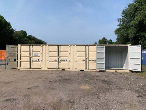 40ft New High Cube Four Side Door Openings Shipping Container Wind And Watertight Beige Or White - Image 34