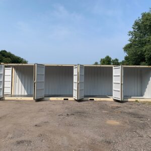 40ft New High Cube Four Side Door Openings Shipping Container Wind And Watertight Beige Or White