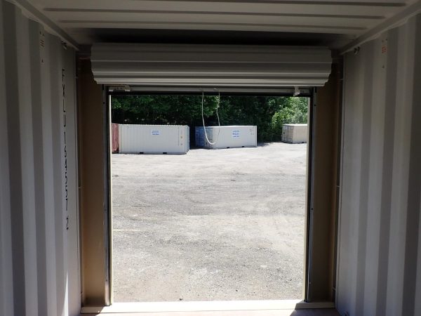 6ft Wide x 6ft 4in Tall Roll Door in Container End Replacing Stock Doors - Image 13